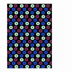 Eye Dots Blue Magenta Small Garden Flag (two Sides)