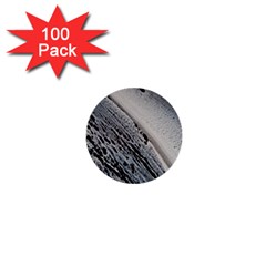 Black And White 1  Mini Buttons (100 Pack) 