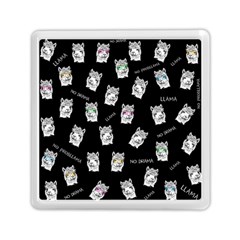 Llama Pattern Memory Card Reader (square) by Valentinaart