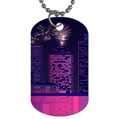 Architecture Home Skyscraper Dog Tag (one Side) by Nexatart