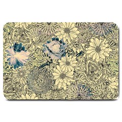 Abstract Art Artistic Botanical Large Doormat 