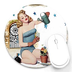 Retro 1265769 1920 Round Mousepads