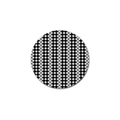 Black And White Texture Golf Ball Marker (10 Pack) by Simbadda
