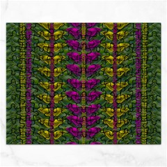 Butterfly Liana Jungle And Full Of Leaves Everywhere Rectangular Jigsaw Puzzl by pepitasart