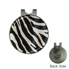 Zebra Print Hat Clips With Golf Markers