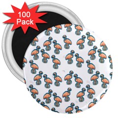 Flaming Gogo 3  Magnets (100 Pack)