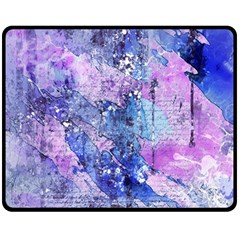 Background Art Abstract Watercolor Double Sided Fleece Blanket (medium) 