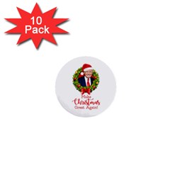 Make Christmas Great Again With Trump Face Maga 1  Mini Buttons (10 Pack)  by snek