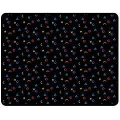 Background Abstract Texture Double Sided Fleece Blanket (medium) 