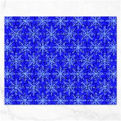 Snowflake Digital Paper Rectangular Jigsaw Puzzl by Wegoenart