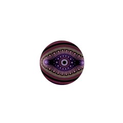 Fractal Pink Eye Fantasy Pattern 1  Mini Buttons