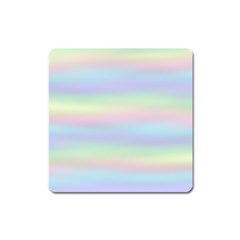 Holographic Foil Pastels Wallpaper Square Magnet by Wegoenart