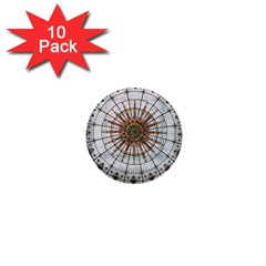 Dome Glass Architecture Glass Dome 1  Mini Buttons (10 Pack) 