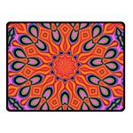 Art Abstract Background Pattern Double Sided Fleece Blanket (Small)  45 x34  Blanket Back