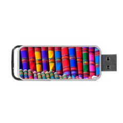 Substances Colorful Towels Scarf Portable Usb Flash (two Sides) by Wegoenart