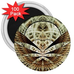 Pattern Nature Desktop Fractals 3  Magnets (100 Pack)