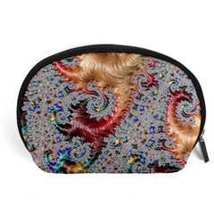 Fractal Artwork Design Pattern Accessory Pouch (large) by Wegoenart
