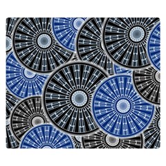 Cog Gear Wheel Engineering Round Double Sided Flano Blanket (small)  by Pakrebo