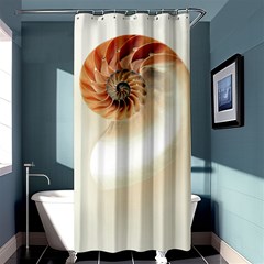 Nautilus  Shower Curtain 36  X 72  (stall)  by WensdaiAmbrose