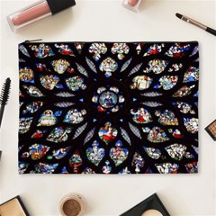 Stained Glass Sainte Chapelle Gothic Cosmetic Bag (xl)