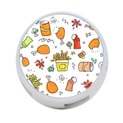 Cute Sketch Set Child Fun Funny 4-port Usb Hub (one Side)