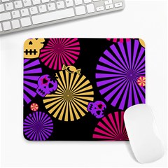 Seamless Halloween Day Of The Dead Large Mousepads