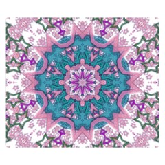 Mandala Pattern Abstract Double Sided Flano Blanket (small) 