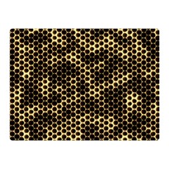 Honeycomb Beehive Nature Double Sided Flano Blanket (mini)  by Mariart