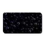 Blued Dark Bubbles Print Medium Bar Mats 16 x8.5  Bar Mat