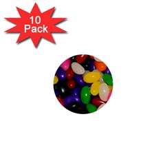 Jelly Beans 1  Mini Buttons (10 Pack) 
