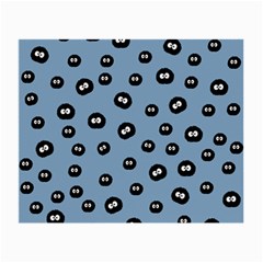 Totoro - Soot Sprites Pattern Small Glasses Cloth (2-side)