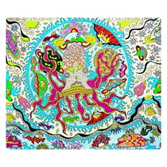 Supersonic Octopus Double Sided Flano Blanket (small) 