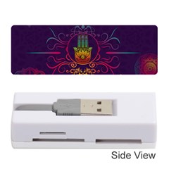 Boho Hamsa Mandala Memory Card Reader (stick) by lucia