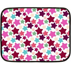 Stars Pattern Double Sided Fleece Blanket (mini) 