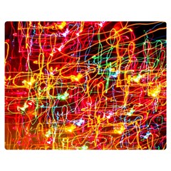 Random Colored Light Swirls Double Sided Flano Blanket (medium)  by Sudhe