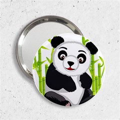 Giant Panda Bear 2 25  Handbag Mirrors