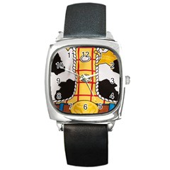 Woody Toy Story Square Metal Watch