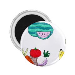 Fruits Veggies 2 25  Magnets by okhismakingart