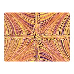 Electric Field Art X Double Sided Flano Blanket (mini)  by okhismakingart