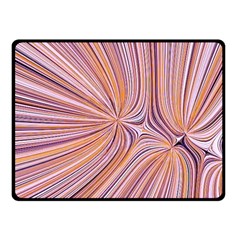 Electric Field Art Xxiv Double Sided Fleece Blanket (small)  by okhismakingart