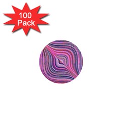 Electric Field Art Xxx 1  Mini Buttons (100 Pack)  by okhismakingart