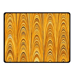 Electric Field Art Xxxix Double Sided Fleece Blanket (small)  by okhismakingart