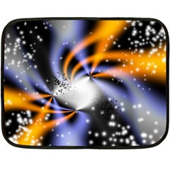 Supernova Space Star Double Sided Fleece Blanket (mini)  by Pakrebo