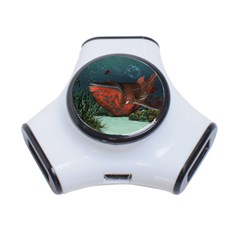 Awesome Mechanical Whale In The Deep Ocean 3-port Usb Hub by FantasyWorld7