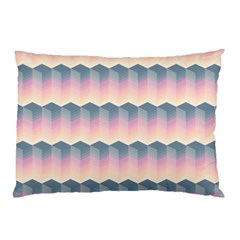 Seamless Pattern Background Block Pink Pillow Case by HermanTelo