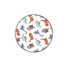 Pattern Dinosaurs Hat Clip Ball Marker (4 Pack)
