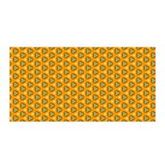 Pattern Halloween Pumpkin Color Leaf Satin Wrap by HermanTelo