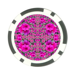 From The Sky Came Flowers In Peace Poker Chip Card Guard (10 Pack)