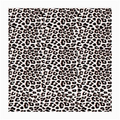 3d Leopard Print Black Brown Medium Glasses Cloth (2 Sides) by LoolyElzayat