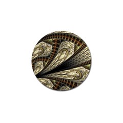 Fractal Abstract Pattern Spiritual Golf Ball Marker